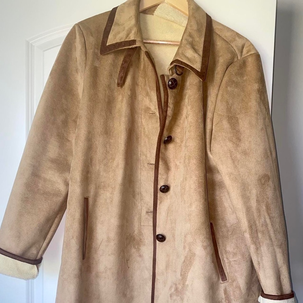 Vintage Suede Peacoat